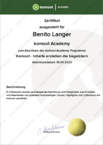 Komoot-Zertifikat: Die Outdoorplattform für alle