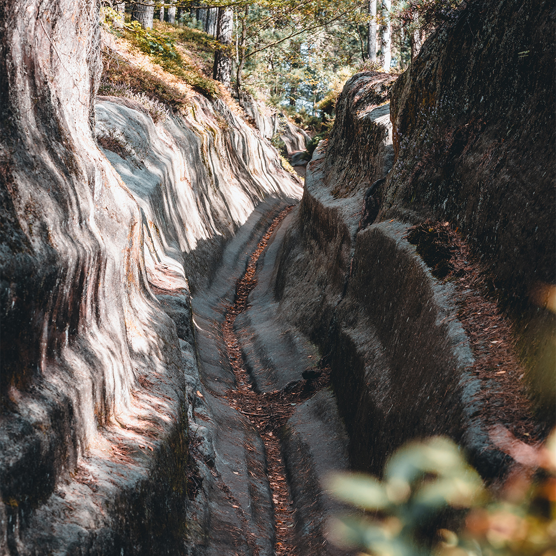 Steinerne Rinne/Kamenný úvoz